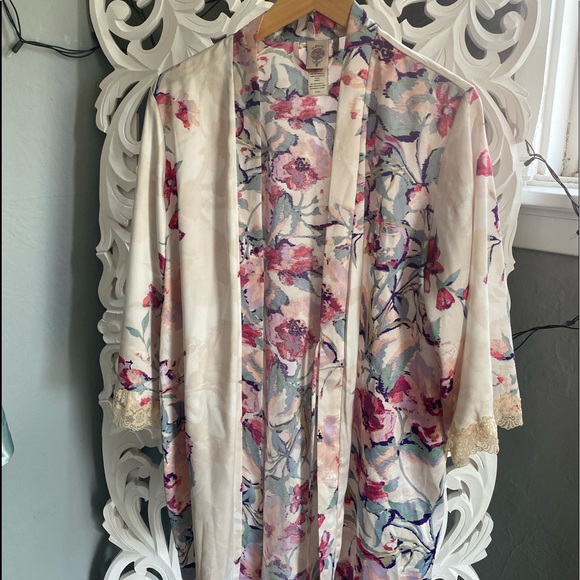 In Bloom Jonquil | floral robe midi length M/L - Picture 2 of 7